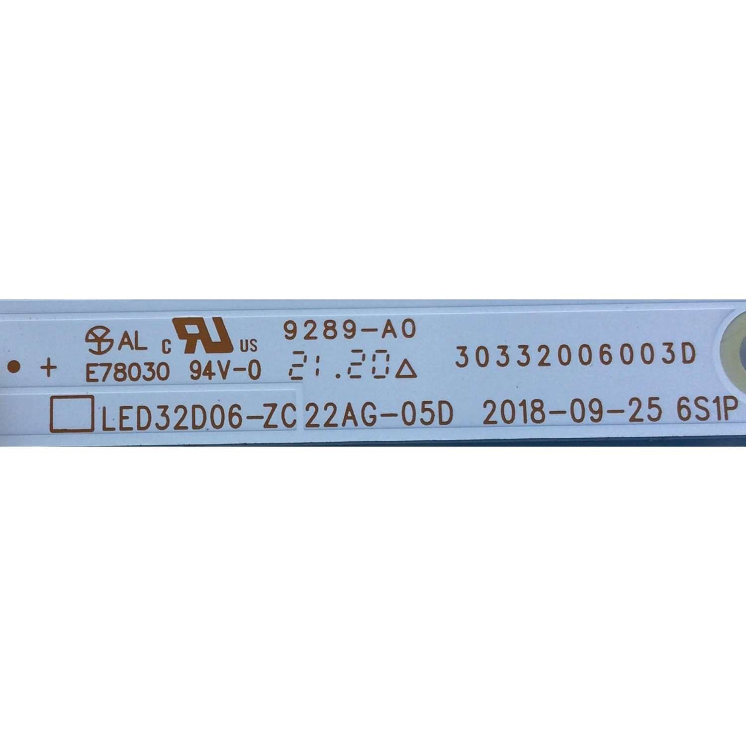 KIT DE LED'S PARA TV INSIGNIA ((2 PIEZAS)) / NUMERO DE PARTE LED32D06-ZC22AG-05D / 30332006003D / 30332006003E / 32000M10 / 210517AF1 / PANEL PT320CT01-1 / MODELO NS-32F202NA22 - Imagen 3